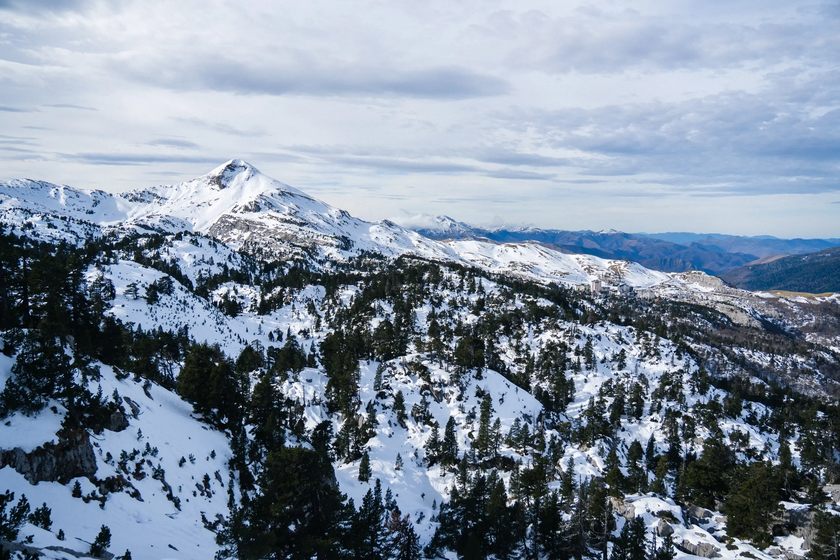 Vue panoramique à La Pierre Saint-Martin