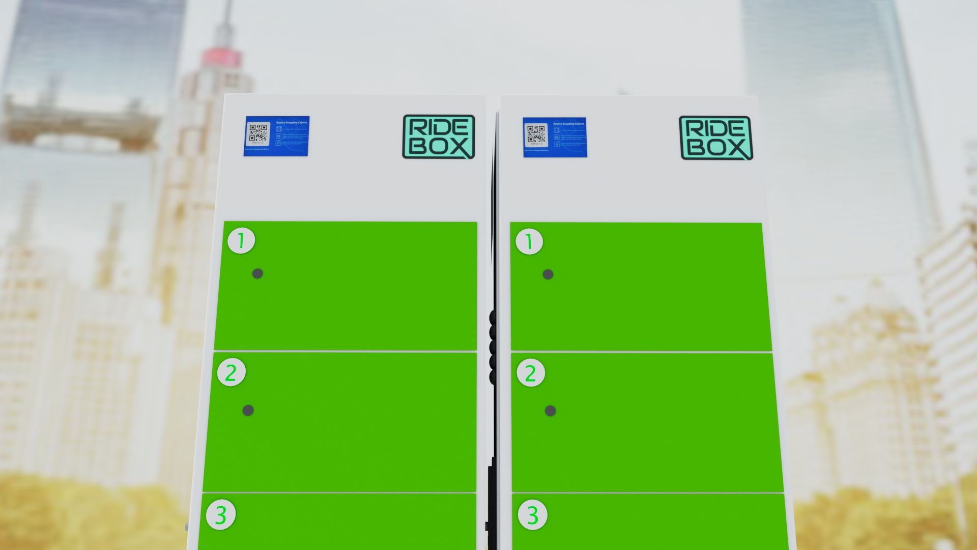 RideBox battery swap station