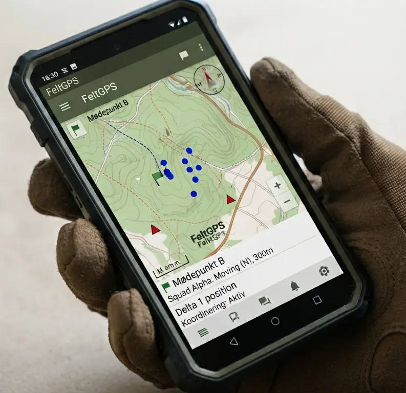 GPS fra marken