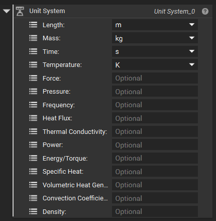 Unit System