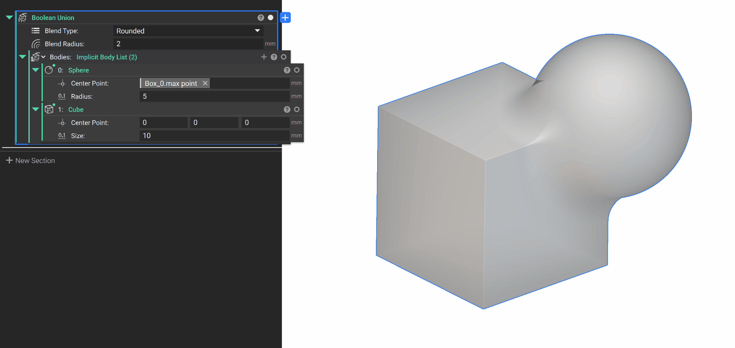 An example of using the Track to Block right click function.