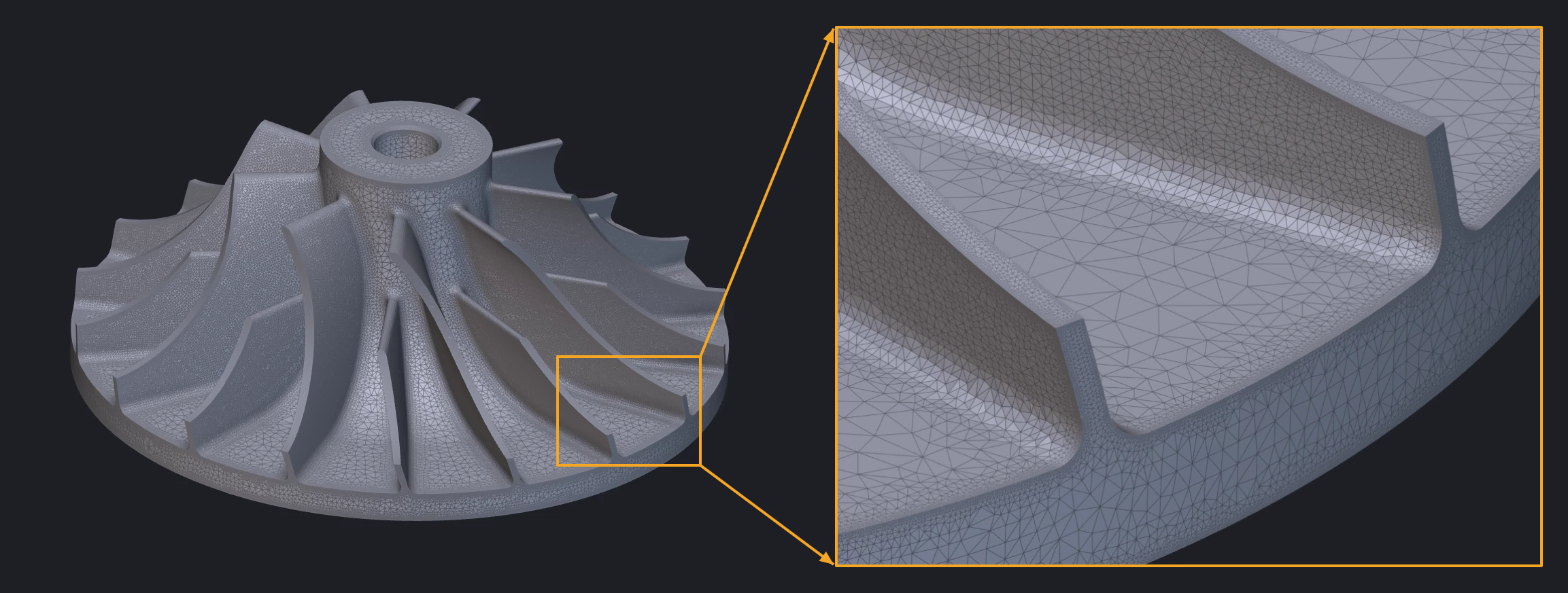 Mesh from Implicit by AT block with the new Sharpen option