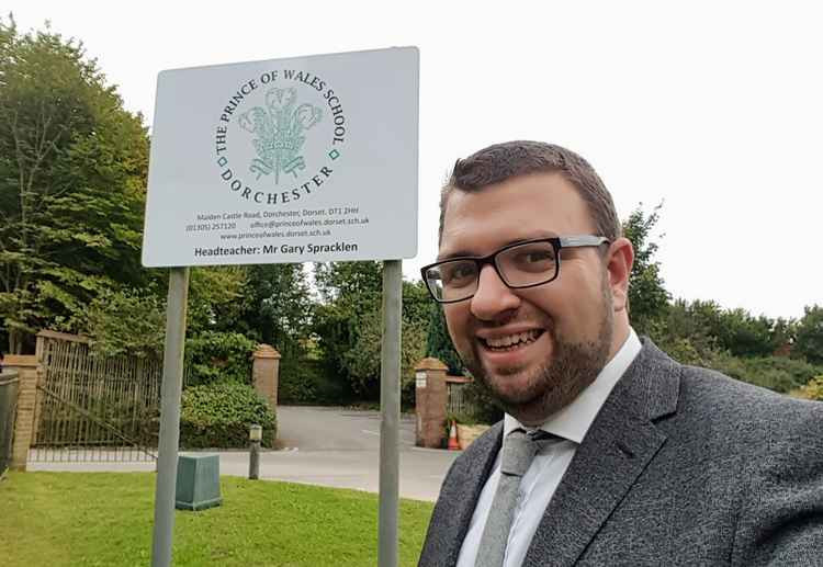 Mr Gary Spracklen, headteacher of Prince of Wales School in Dorchester