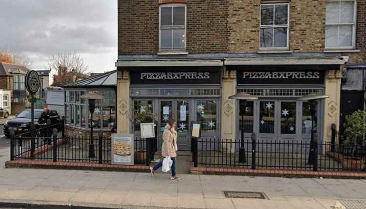 Pizza Express in Wandsworth, Trinity Road