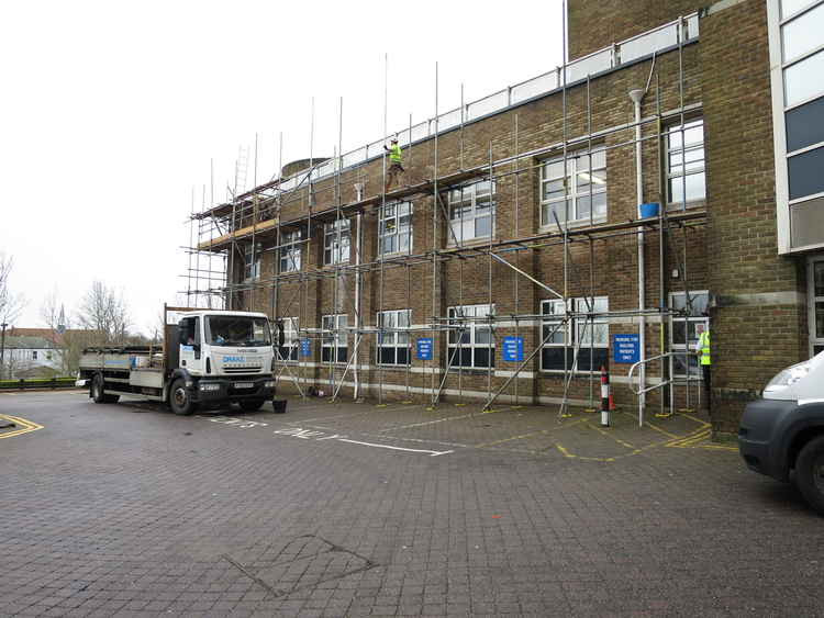 The existing renal dialysis unit. The temporary unit will be adjacent to it