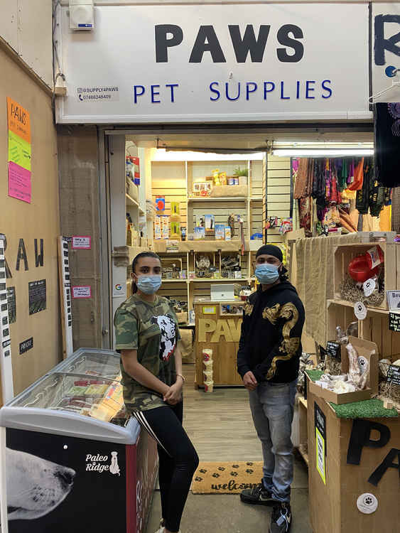 Paws Pet Supplies owners Molly Kaur and Pav Gulati