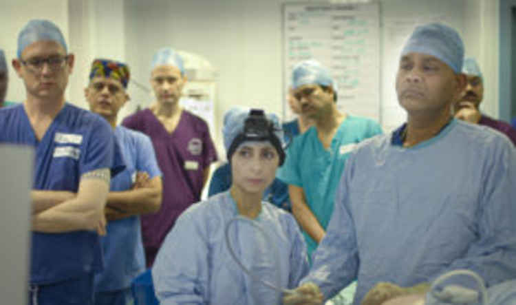 The team of surgeons at St George's Hospital.  Credit: St George's