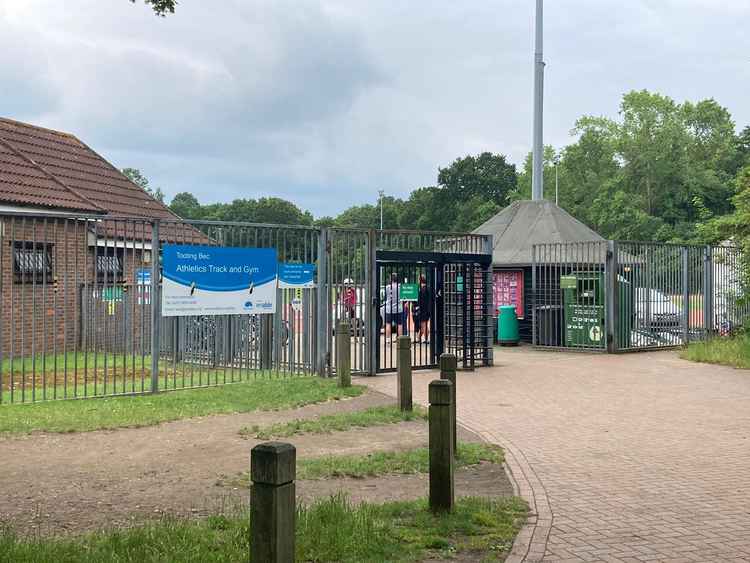 Tooting Bec Athletics Track entrance