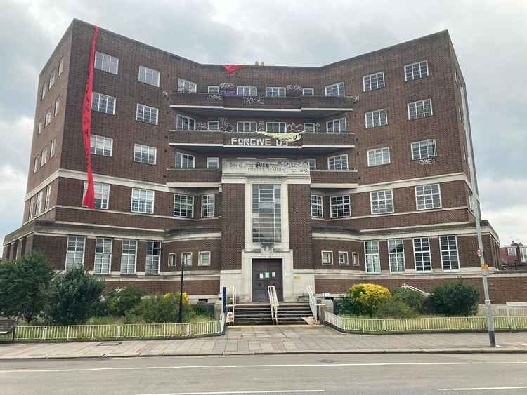 Tooting Police Station yesterday (June 17)