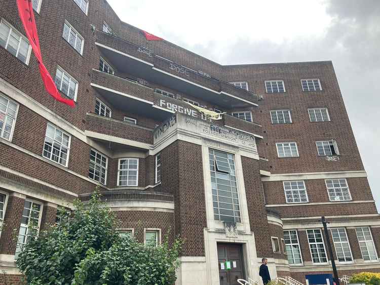 Tooting Police Station yesterday (June 17)