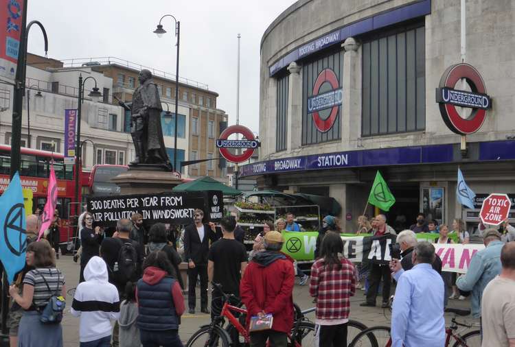 Arriving at Tooting Broadway