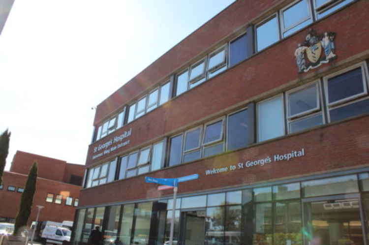 Most areas around Tooting has seen a decrease in infections (image: St George's Hospital)