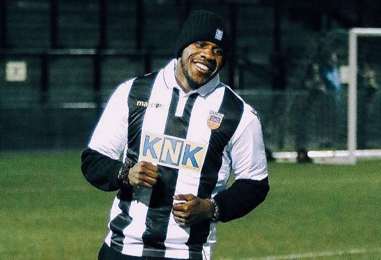 Antonio, 31, recently made his first Jamaica appearance (Image: Tooting and Mitcham United FC)