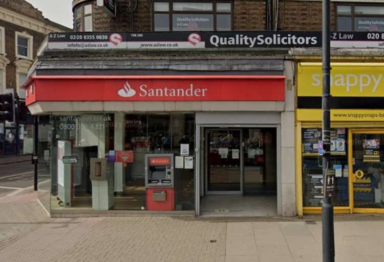 The new Pret A Manger will be replacing Santander on Balham High Road (Image: Google Maps)
