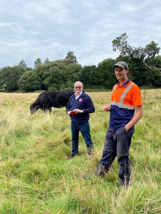 Gary Chadwick and Sam from Somerleyton Farm in Norfolk (Image: Gary Chadwick)