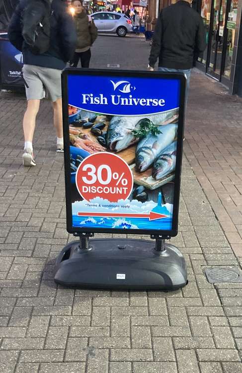 Fish Universe have moved to red clothing (Image: @jwmurphy on Twitter)