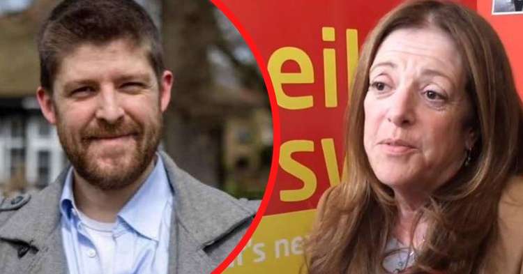 Sheila Boswell has accused Tom Mytton of 'electioneering'