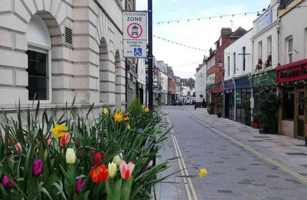 Popular al fresco dining area Church Street has been pedestrianised