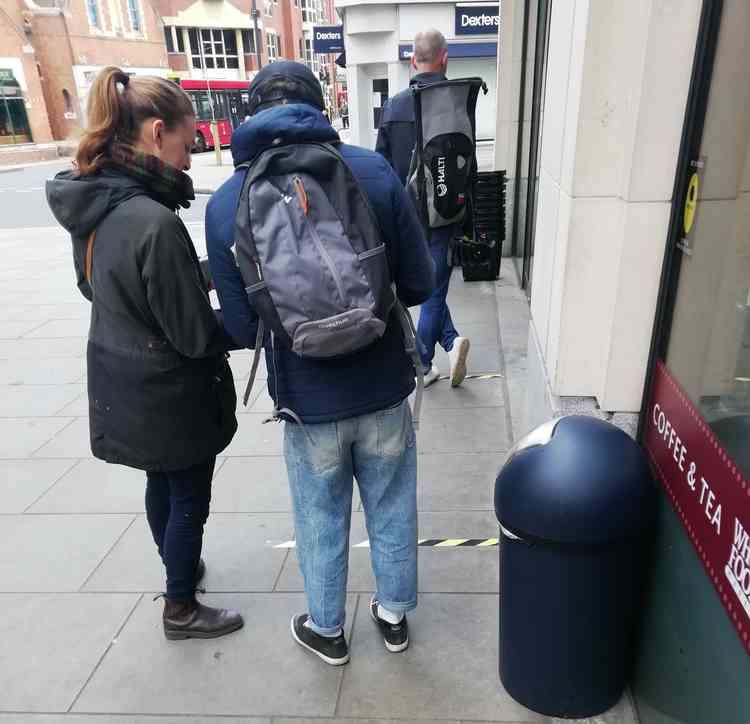 Queuing became more orderly - even for the British, famed queuers