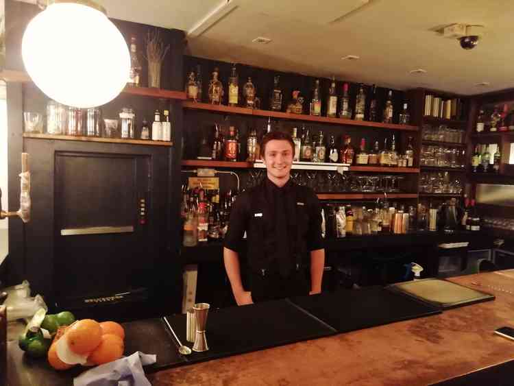 Bartender Harvey from So Bar