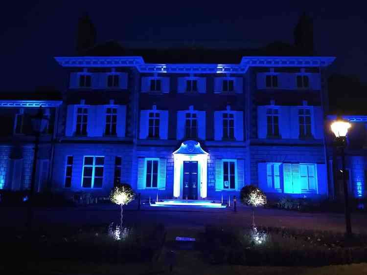 York House will be lit up this weekend for the National Health Service