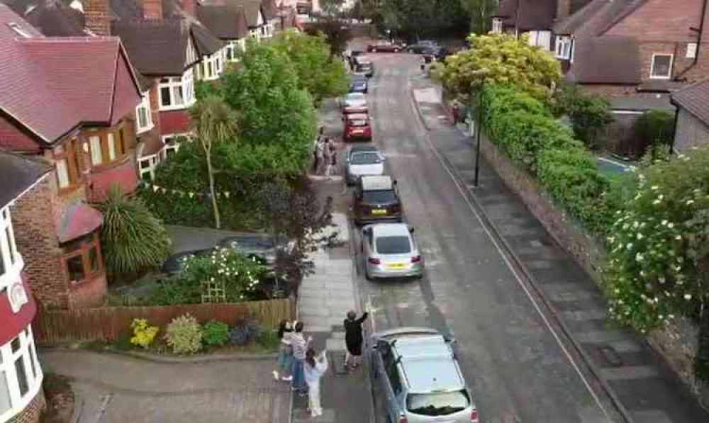 Residents stood outside their homes and clapped in a show of appreciation for care and other key workers