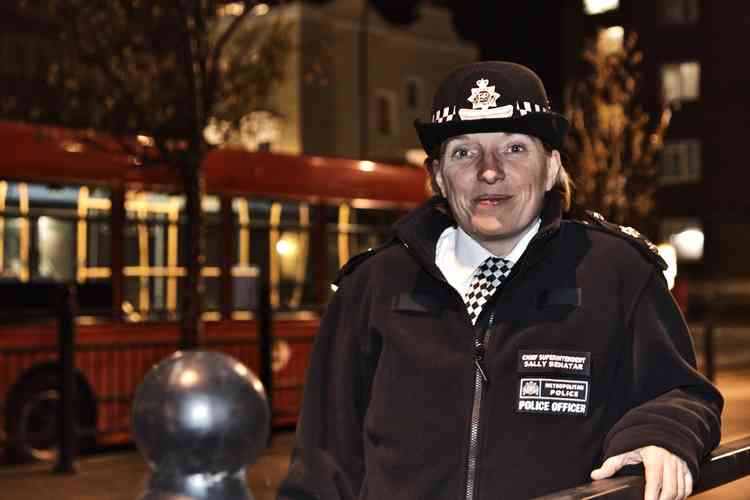 Chief supt Sally Benatar on the frontline