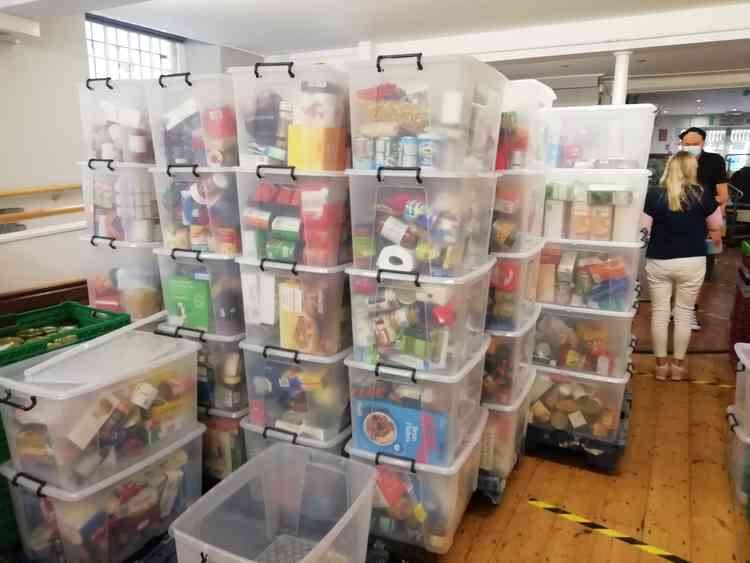 Richmond Foodbank holds onto a total of 15 tonnes of food at multiple sites