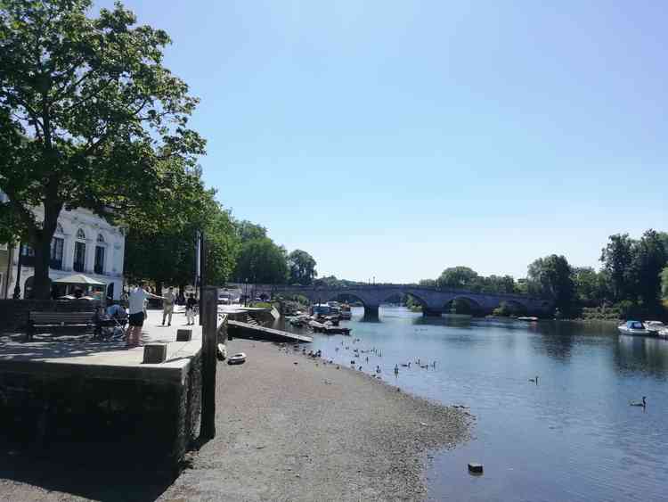 Riverside near the White Cross pub