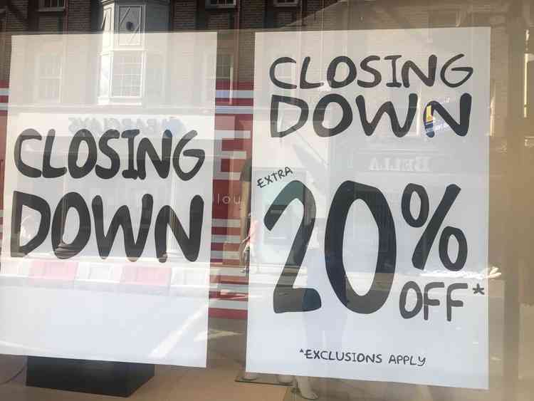 Shoppers can get an extra 20% off purchases before the department store shuts for good in September