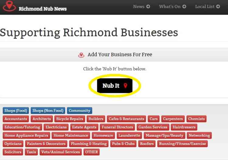 How to add your business to the Richmond Nub News Local List