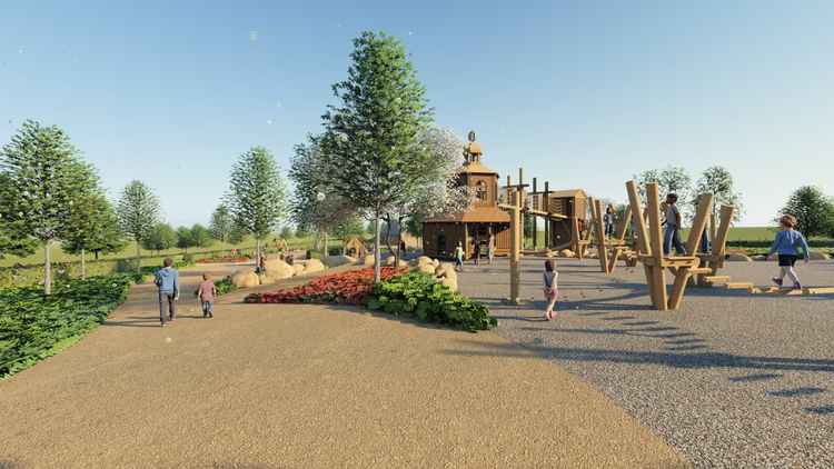 How the new play area may look Picture: courtesy of Duchy of Cornwall