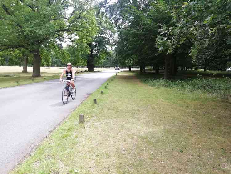 Richmond Park - a popular cycling destination