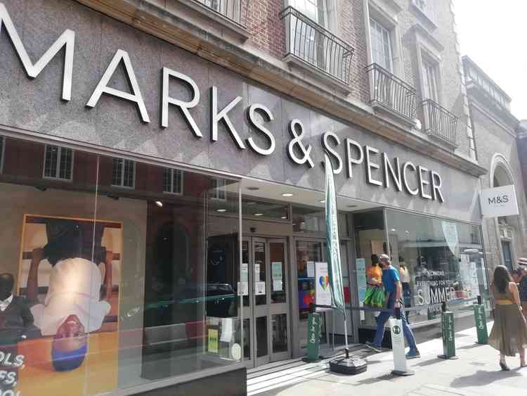 The large Marks & Spencer is in George Street