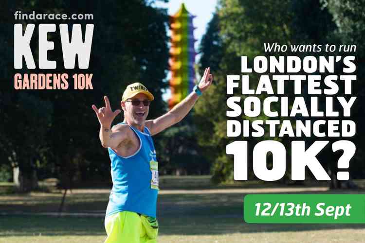 The race promises to be 'London's flattest socially distanced 10k'!