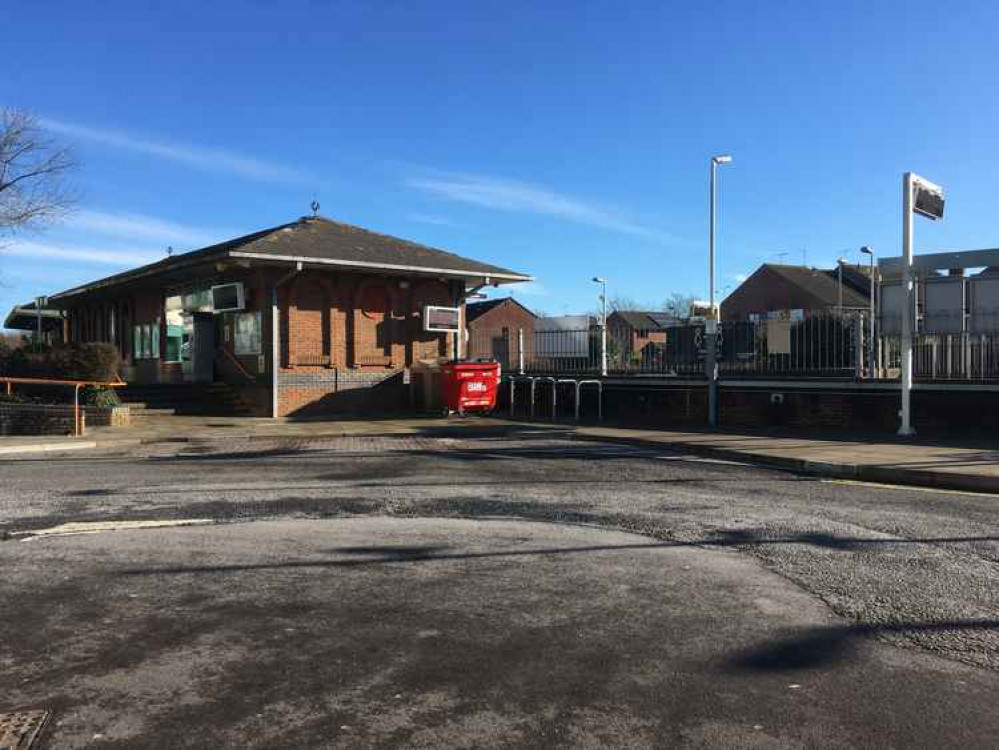 Dorchester South train station, on the Weymouth to Waterloo line