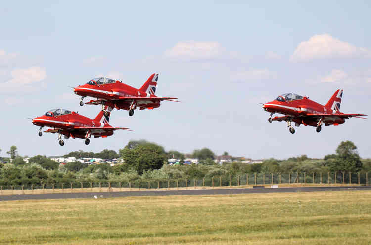 The Red Arrows of the Royal Air Force