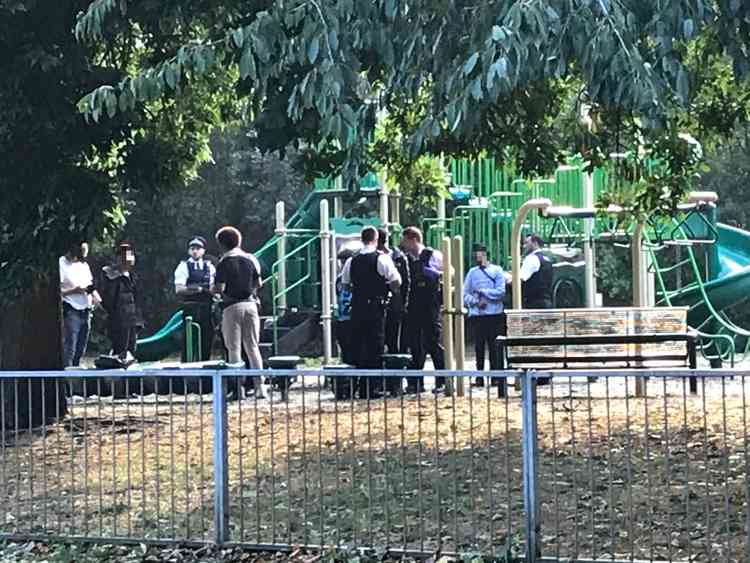 Residents say they feel they can no longer use the children's playground