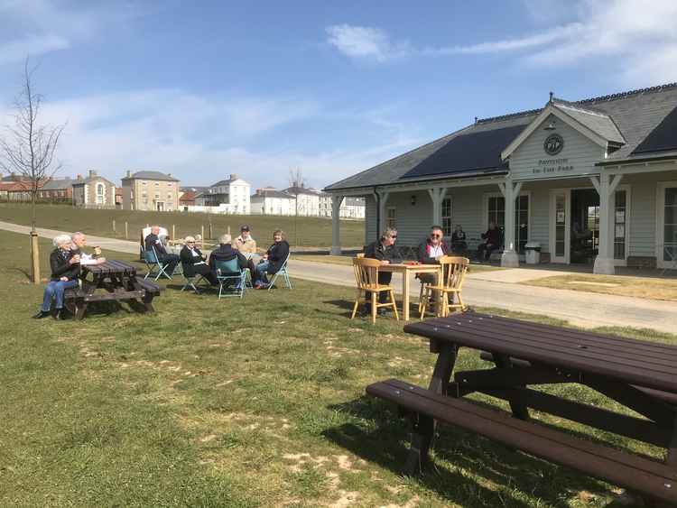 Pavilion in the Park opened for the first time on Friday