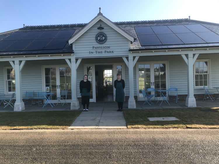 Pavilion in the Park opened for the first time on Friday