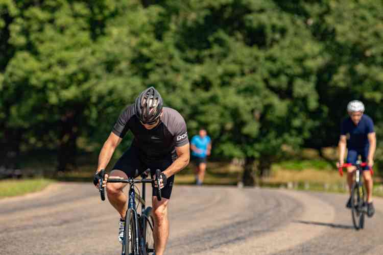 Cyclists in Richmond Park. Photo by Simon Ridley