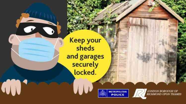 Police caught two shed burglars