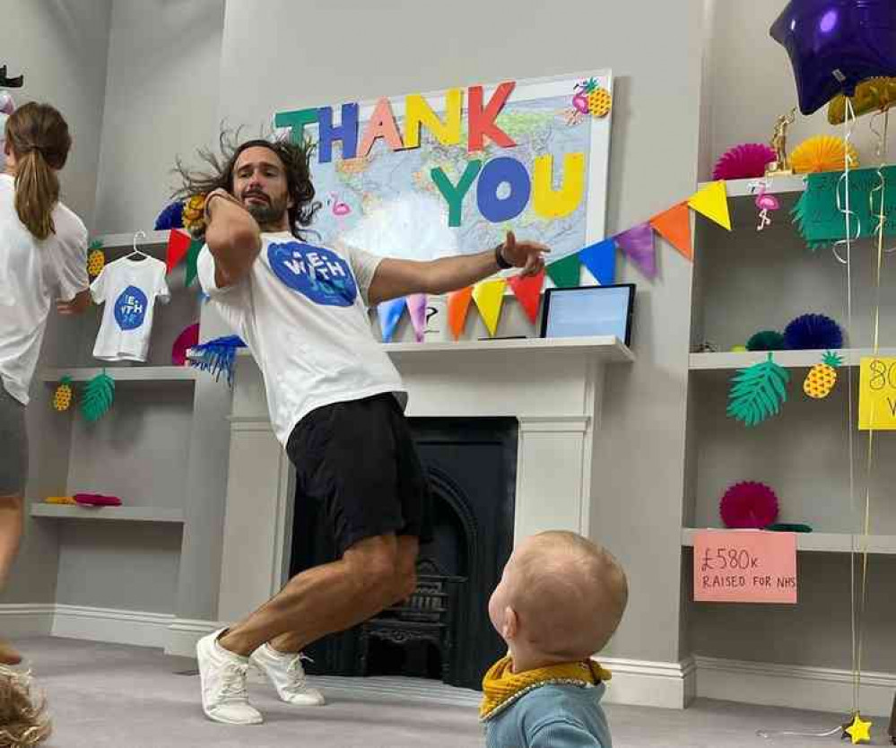 Lean back - Joe Wicks is holding another class this Saturday morning