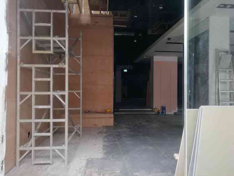 Inside the former Topshop store