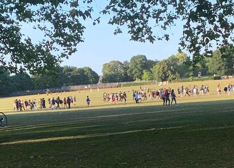 Dispersal orders have been used to break up large groups in Old Deer Park