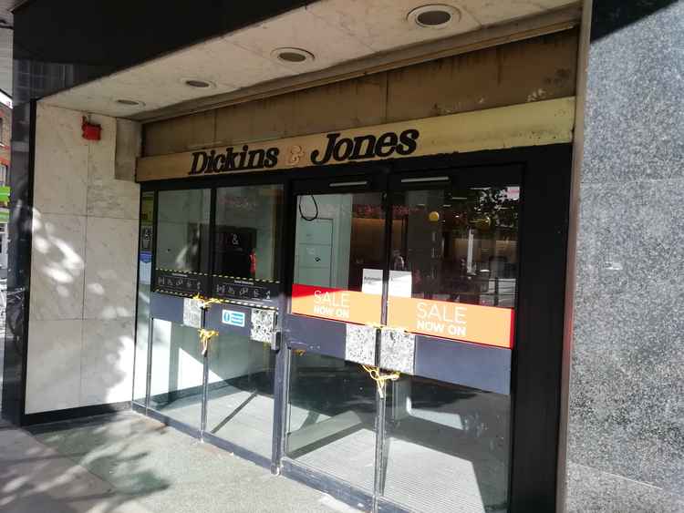 Dickins & Jones operated at 80 George Street from 1970-2007