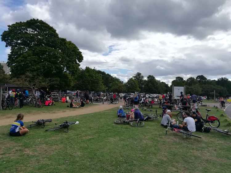 The coffee shop near Roehampton Gate in Richmond Park