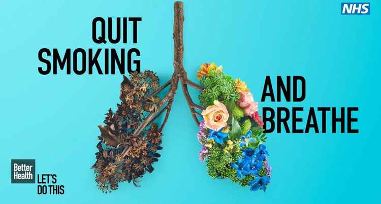 NHS quit smoking and breathe graphic
