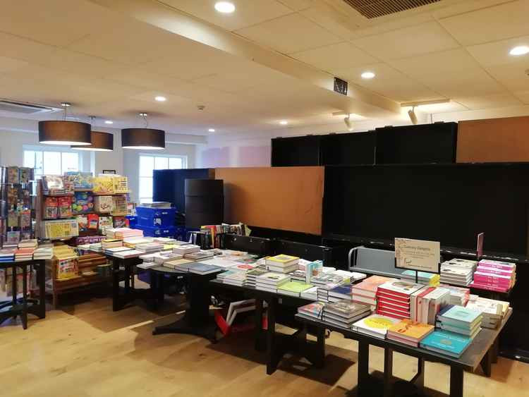 How the first floor of Waterstones looks now