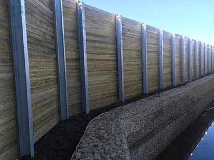 The proposed new fence